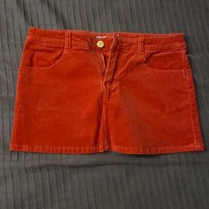 Red Mini Skirt